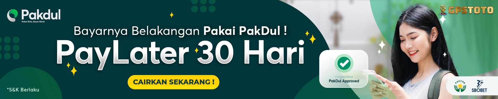 PakDul PayLater 30 Hari